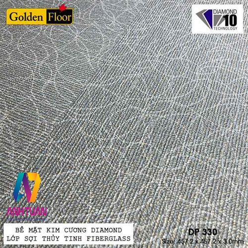 Màu sàn nhựa Golden vân đá DP330, sàn nhựa cuộn